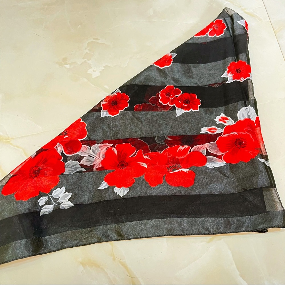 ❄️❄️Women Floral Scarf / Stole - Picture 5 of 7